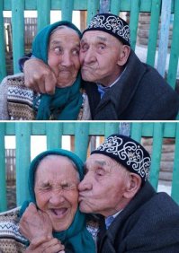 Любовь не ржавеет — свадебные фото пожилых пар