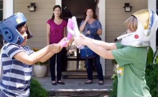 Где то под кроватью должны еще быть и шлемы...