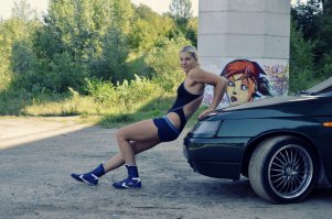 какая машина-такая и баба)))