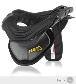 сейчас используют мотоциклетную защиту для шеи