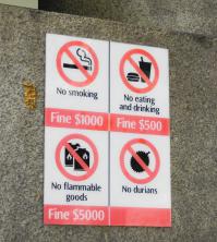 В Сингапуре в туалетах давно все автоматическое. А штрафы есть, это да.