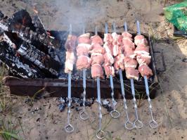 Когда для деток делаем, то только на берёзовых дровах.