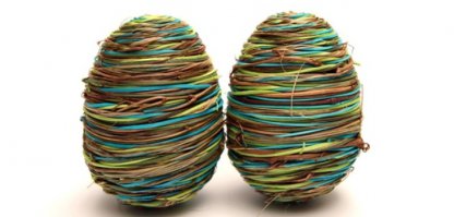 Несколько интересных способов покраски пасхальных яиц