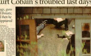 Пост не полон без этой фотографии. Единственная настоящая фотография Курта после смерти: