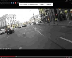 0.04 сек: мотоциклист во 2 полсе, Ниссан с включенным поворотником начинает перестроение с 4-ой в 3-ю полосу:

0.06 сек мотоциклист заметил перестроившийся Ниссан и сам уже пошел влево в  сторону 3 полосы:

0.07 сек  Момент удара, ясно видно что мотоциклист заехал на 3ю полосу, 2-ая полоса далеко справа:

0.08 сек мотоциклист возврашается во 2ую полосу

0.085 сек и ,наверное, по инерции возврашается в 3ю полосу

0.09 сек пересекает 3ю полосу и едет в 4ую полосу, но удерживается и остается на 3 полосе,
Хотя тут я уже запутался.
smotrim fotki