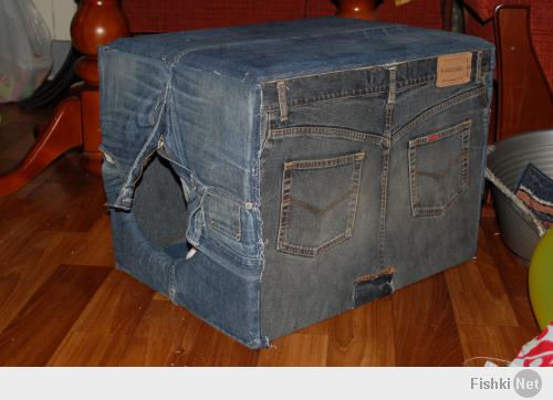 Что можно сделать из старых джинсов  