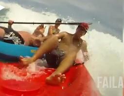 Тут ему два раза прилетело