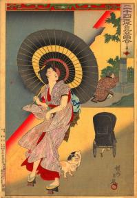 Вот как испокон веков спасались от солнца китайские и прочие азиатские модницы.