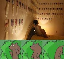 Вот типичное развлечение такой "гламурной шлю.... пардон, львицы"