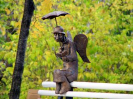 в Измайловском саду на Фонтанке