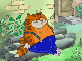 Он для мультика позировал?