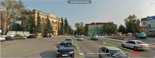 Выкладываю фотки перекрестка. Честно двоякое впечатление, с одной стороны знаков нет, но на фото 2 видно (отсюда дама выезжала), что это какая то стоянка, хотя вроде дальше есть дома, не понятно.
Но дорога справа от рега была очень широкая, интересно что сказали сотрудники ГИБДД.