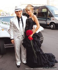 мдя...
ну я понимаю, когда в брак вступают люди определенной субкультуры, а так...
пижонство и позерство