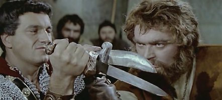 И что? В моем голоштанном детстве все знакомые мне пацаны, кто посмелей,  так делали. Сначала мы деревянными школьными линейками тренировались, а потом уже реальными ножиками. Я тогда классе в шестом учился. Это повальное увлечение началось после того, как на экраны вышел фильм "Даки". Там такой эпизод был, - соревнование перед строем воинов, под ускоряющийся бой барабанов, только кинжалы у героев были по-круче.:).   
 Так что, спасибо автору поста, ставлю плюс за воспоминания о прекрасном фильме и наших детских шалостях. :)