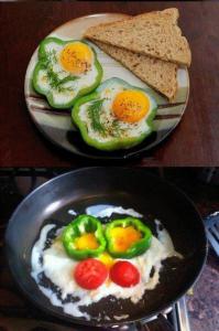 9 интересных способов подать яичницу