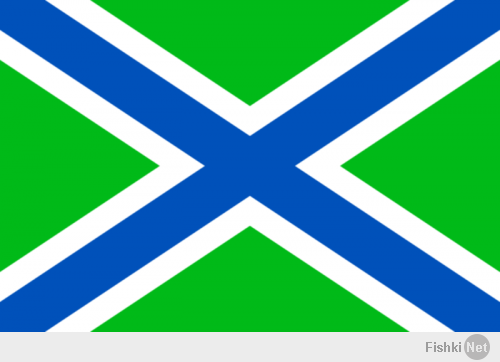 Потому что зеленый это цвет погранвойск. А на фото флаг пограничной охраны ВМФ.
Сейчас он правда выглядит как на моем фото. Ну в общем знамен и флагов у погранслужбы много, а цвет и это главное один- зеленый.