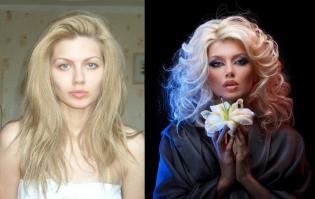 Вот еще девушка "до" выглядит намного лучше :)