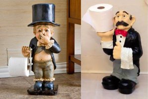 10 невероятно оригинальных держателей для туалетной бумаги