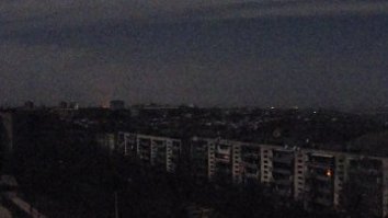 Киев ночью.