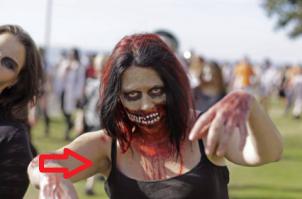 Женские персонажи, которые бреют подмышки несмотря на опасность