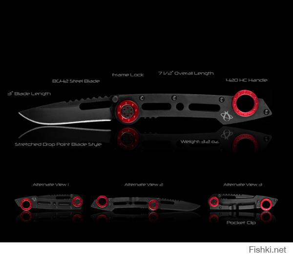 Очень красивая и стильная машина.
но я не об этом.
Есть такая ножевая фирма, Mantis Knives.
Уж не знаю, кто у кого позаимствовал идею, но посмотрите.....
ОЧАРОВАТЕЛЬНО!!!!