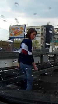 Мотоклассика в московской пробке