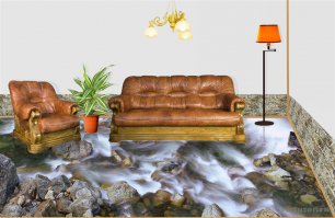 Класс!
А еще очень прикольные покрытия для пола сейчас делают.