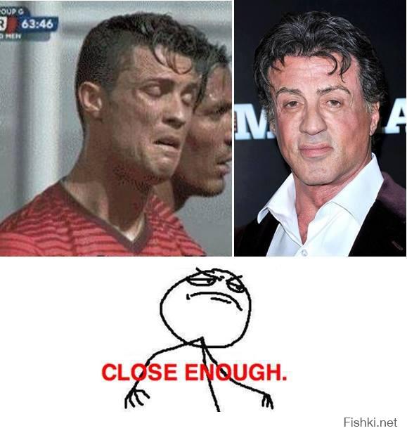 cristiano & silvester stallone