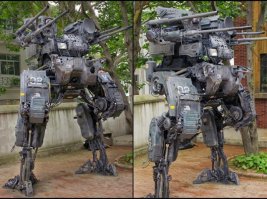 Скульптуры из металлолома 