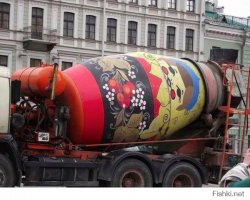 Красивая аэрография на грузовиках