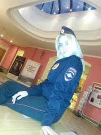 Лица девушек из российской полиции