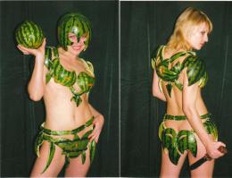 Резьба по арбузу