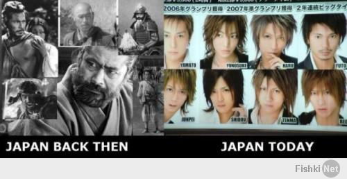 Японцы тогда и сейчас...