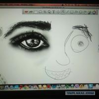 По-любой второй глаз не получится таким же красивым по закону жанра=)))