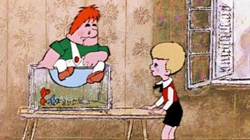 Ну что ты орешь?  Что ты орёшь? Ты ж мне всю рыбу распугал...