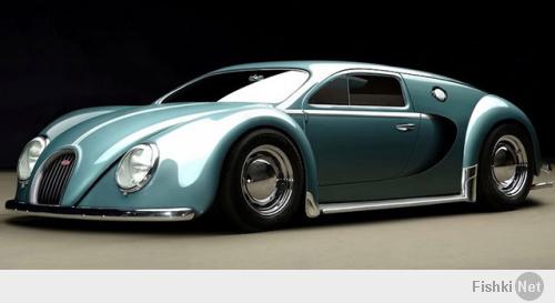 навороченный получился жучок!
Концепт, соединивший в себе мощь суперкара Bugatti Veyron 1945-го с мягкими линиями Volkswagen Beetle того же года, был разработан польскими дизайнерами RC82 Workchop и получил название Bugatti Beetle.