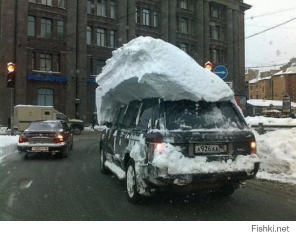Никогда, повторяю, никогда не забывайте чистить автомобиль от снега