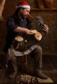  Скульптура из дерева "Эмоции"