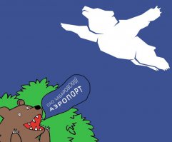 "Воздушная берлога": новый логотип хабаровского аэропорта 