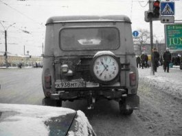 Настенные часы из диска сцепления