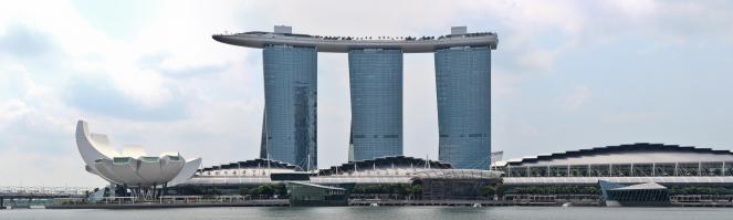 Marina Bay Sands - во всём великолепии.