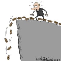 доллар уже 65 кстате! интересно сколько бабла слили чтобы до нового года деревянный сильно не валился.