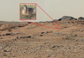 На Марсе обнаружили летающую тарелку 