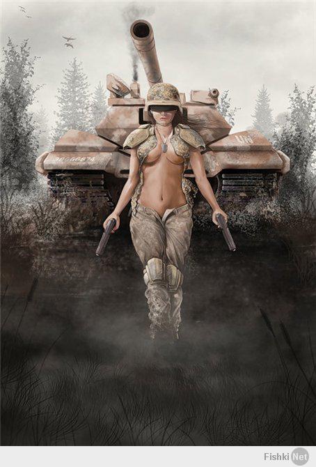 Сексуальные девушки в военной форме