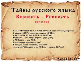 Русский язык и его секреты. 