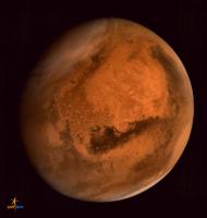 Марс от индийского космического аппарата Mars Orbiter: