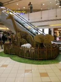 Гонконг. Целый зоопарк из картона.