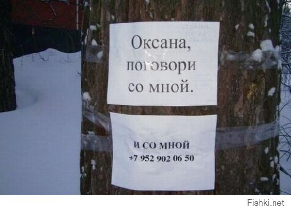 Прикольные надписи и объявления  