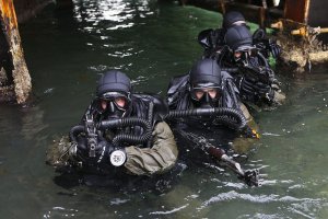 Поправочка:на фотке не спецназ Израиля,а простое пехотное отдеоение.
Спецназ,морской спецназ,выглядит примерно так: