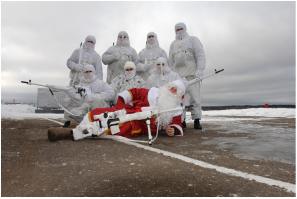 Зимние учения южнокорейского спецназа